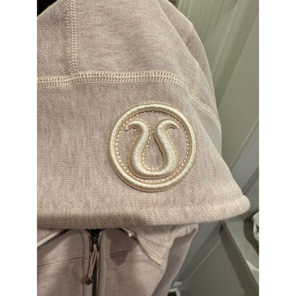 Lululemon Rare Light Pink Scuba Full Zip Hoodie - L - Picture 5 of 8